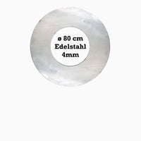 Grillring Edelstahl für eine Feuerschale mit ø 80 cm