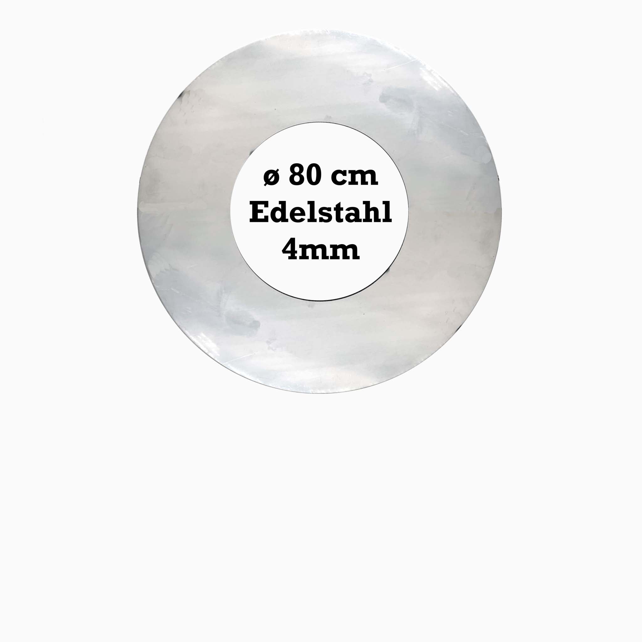 Grillring Edelstahl für eine Feuerschale mit ø 80 cm