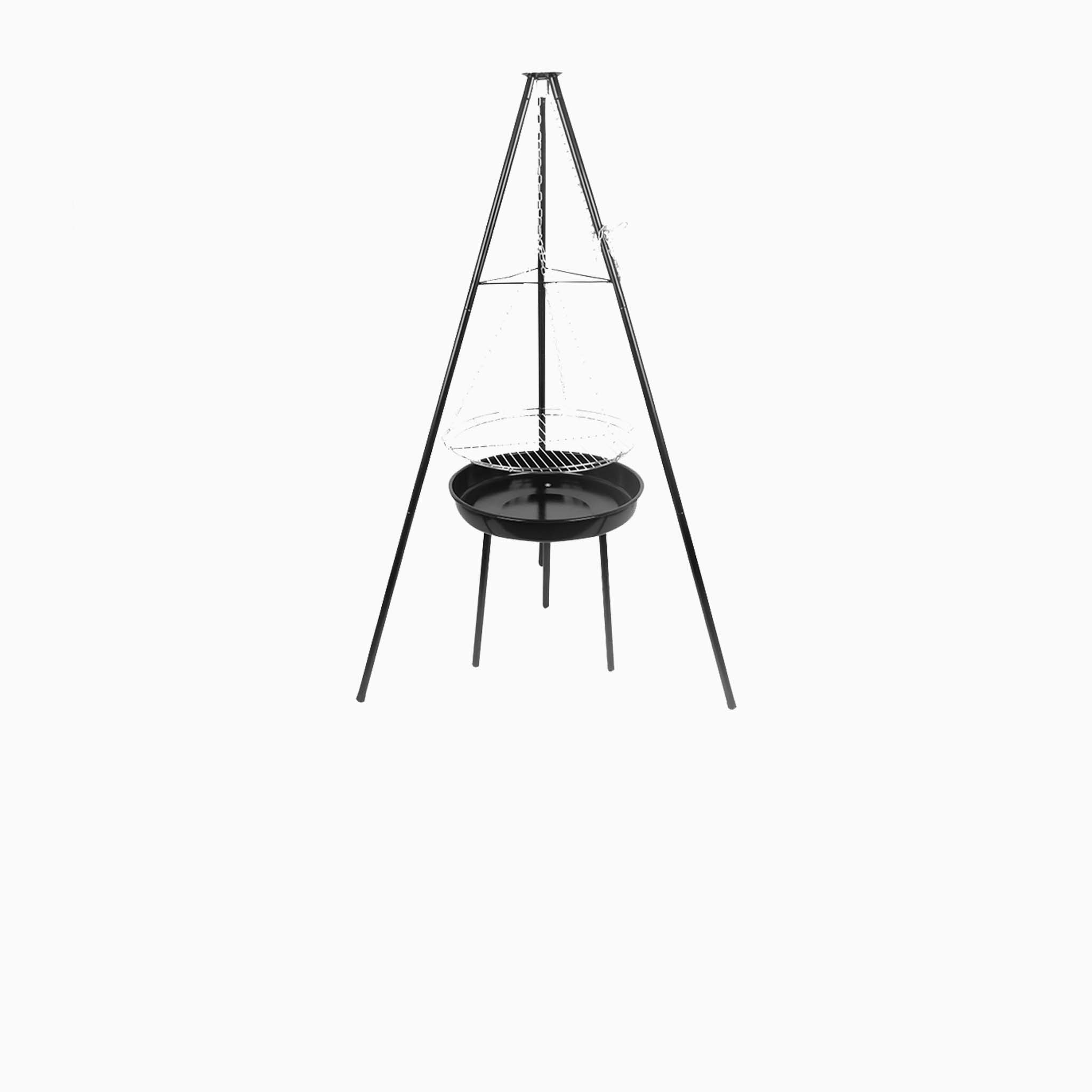 swivel grill with fire bowl