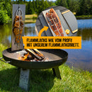 Fire bowl 100 cm with square feet -Nizza-