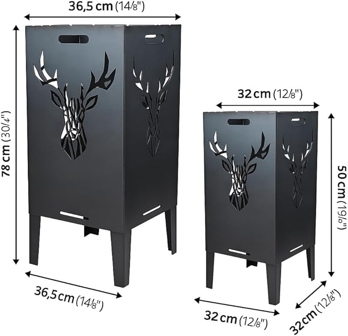 Feuertonne 78cm "Löwe"