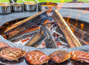 Grillring Edelstahl für eine Feuerschale mit ø 80 cm