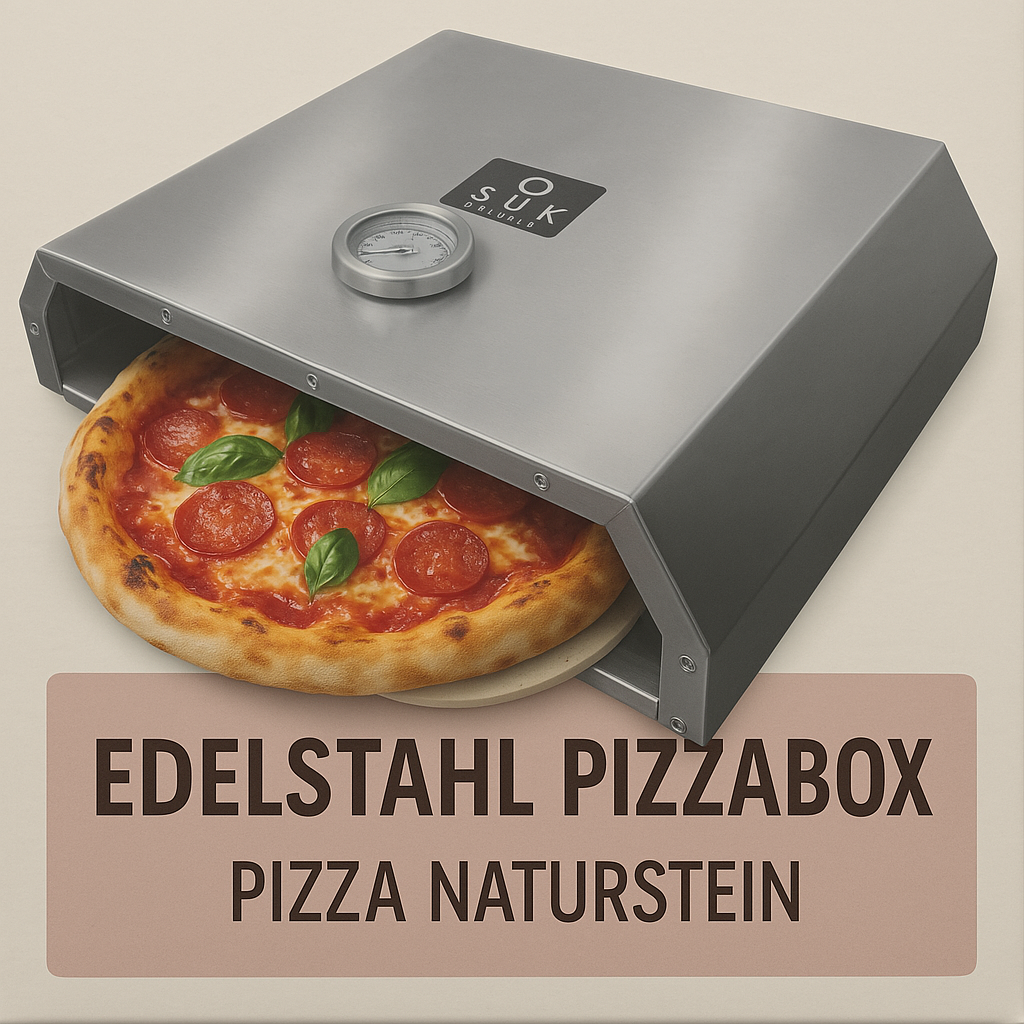Pizzabox aus Edelstahl