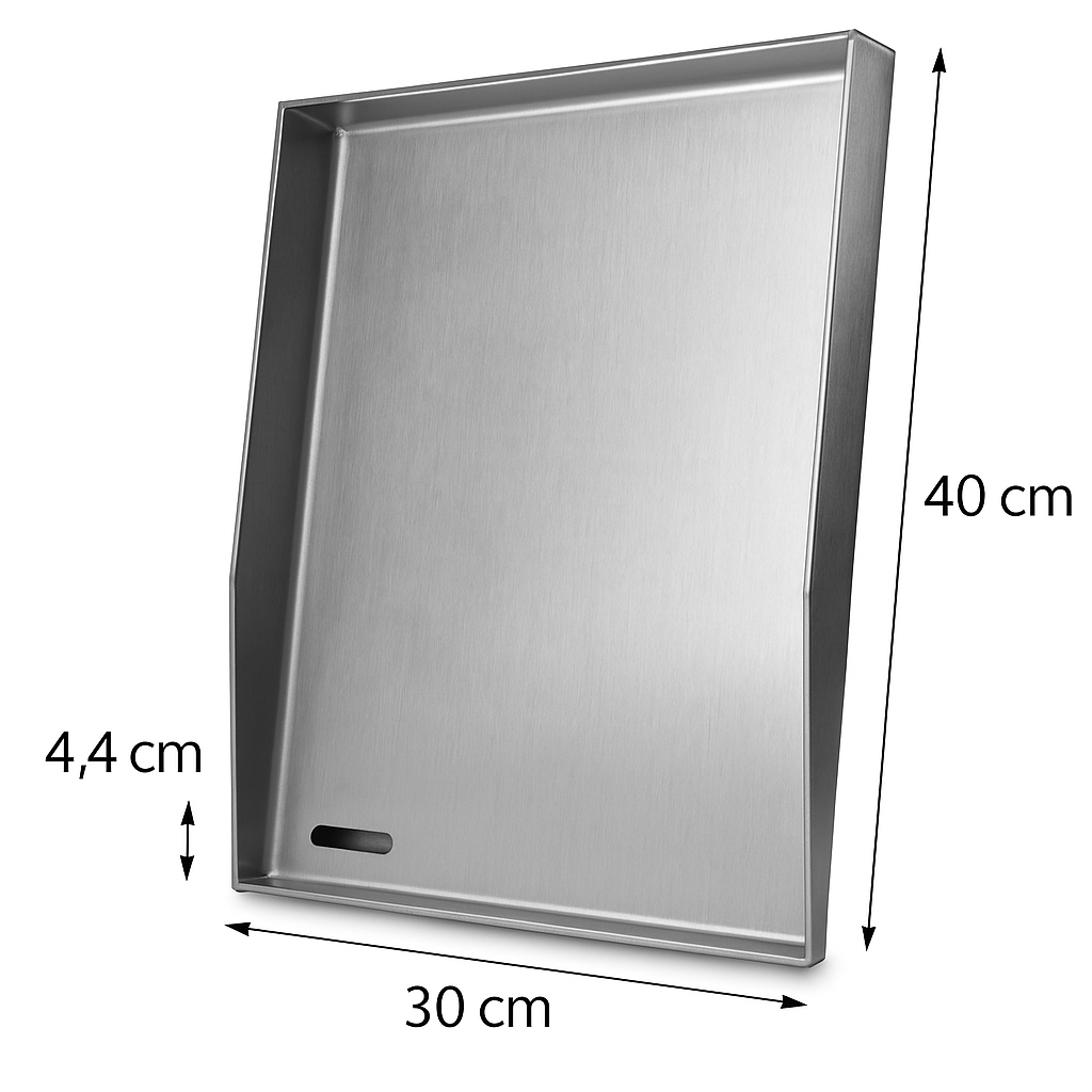 Grillplancha / Gemüseplancha aus Edelstahl o. Feinkornstahl