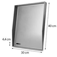 Grillplancha / Gemüseplancha aus Edelstahl o. Feinkornstahl