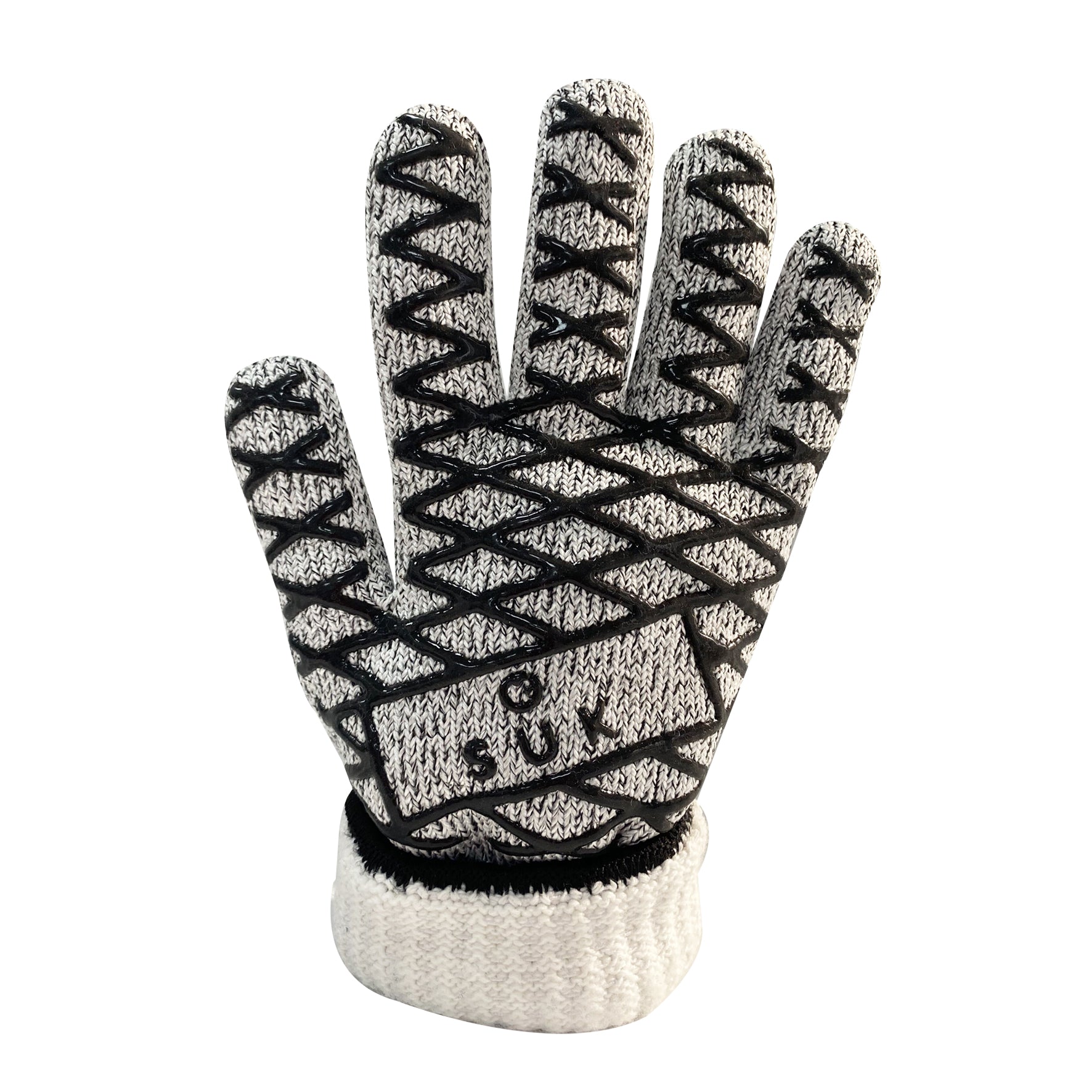 Hitzebeständiger Grillhandschuh grau / schwarz