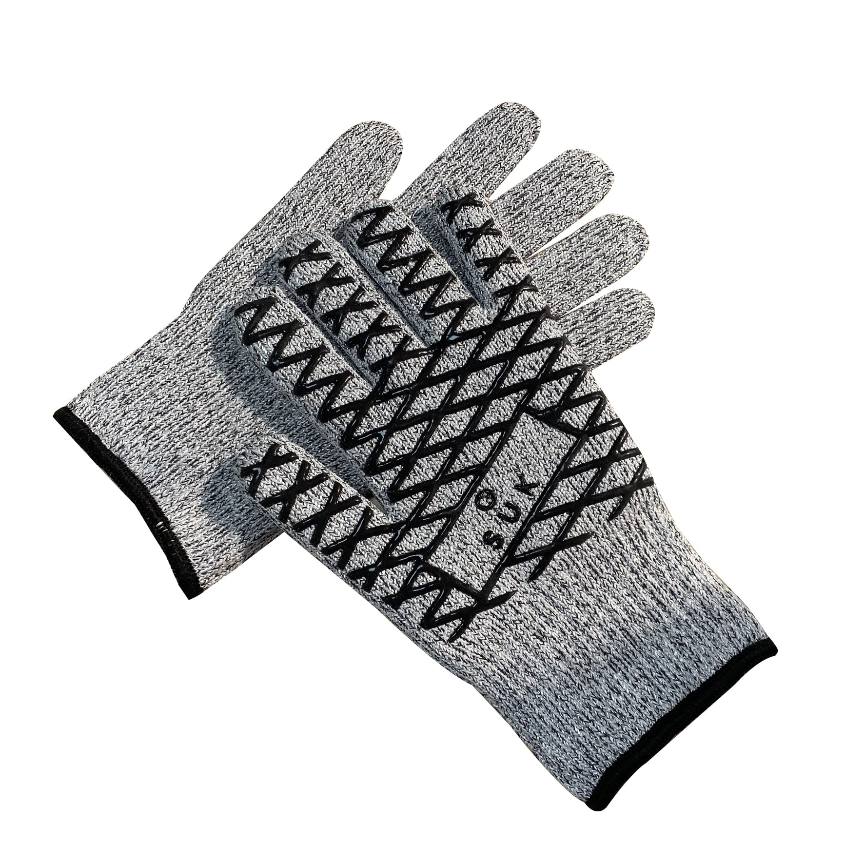 Hitzebeständiger Grillhandschuh grau / schwarz