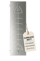 Flammlachsbrett Edelstahl