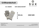 Hitzebeständiger Grillhandschuh grau / schwarz