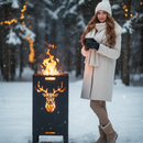 Feuertonne 78cm "Hirsch"