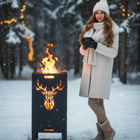 Feuertonne 78cm "Hirsch"