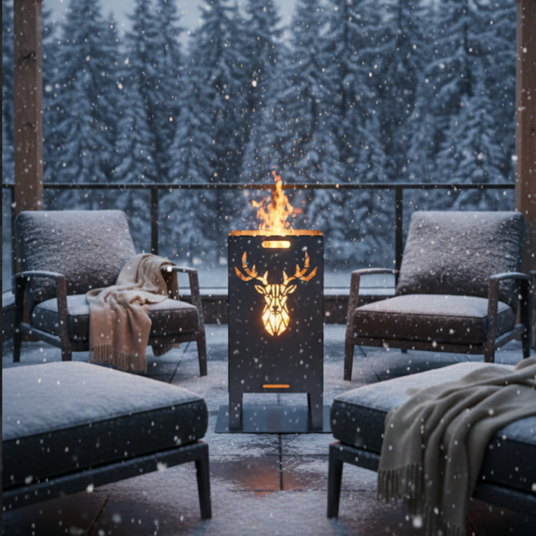 Feuertonne 78cm "Hirsch"