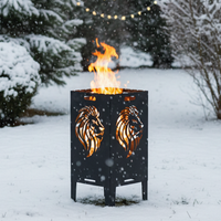 Feuertonne 78cm "Löwe"