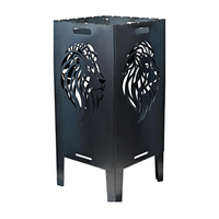 Feuertonne 78cm "Löwe"