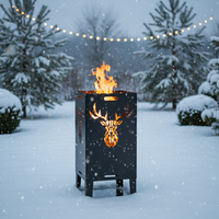 Feuertonne 78cm "Hirsch"