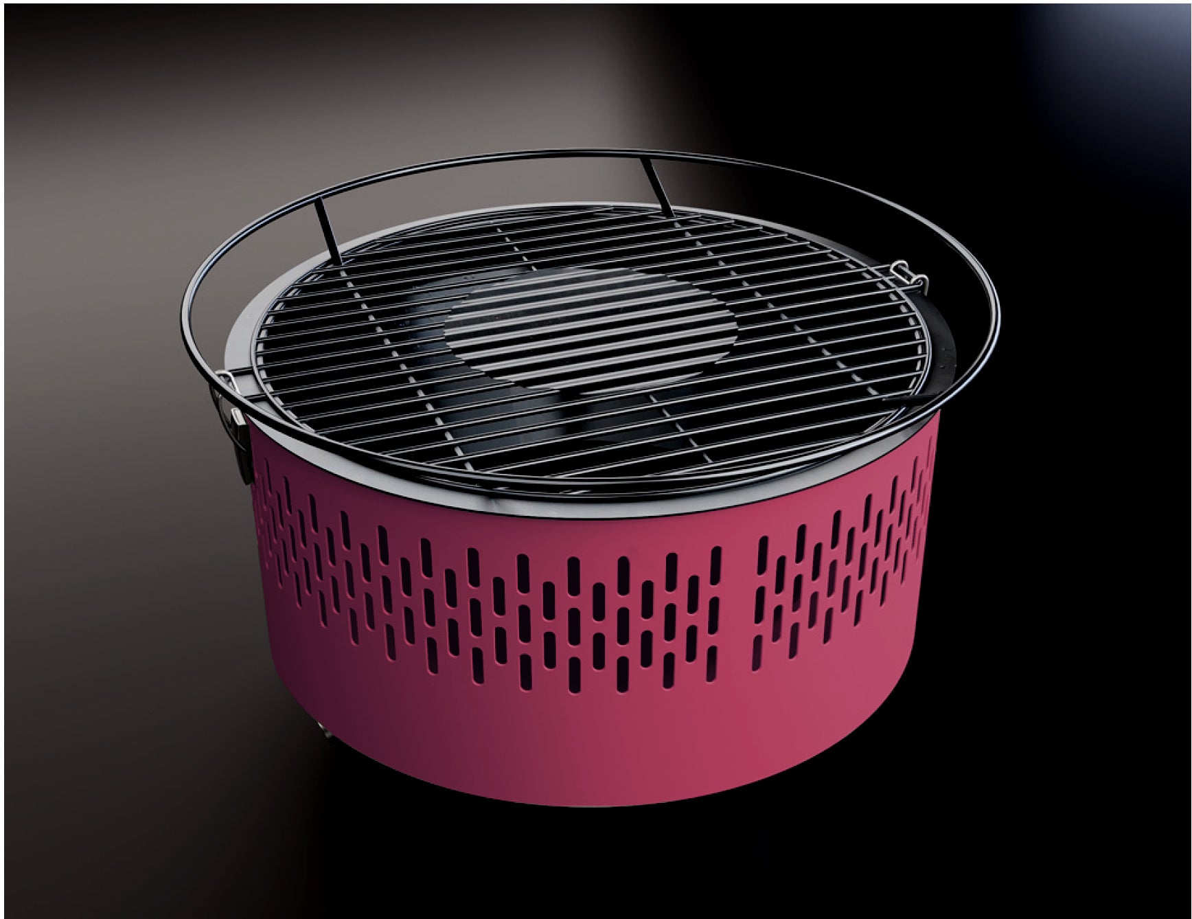 Table Grill Red with Active Ventilation