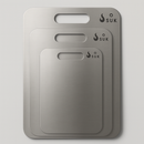 Schneidebretter Edelstahl 3er Set