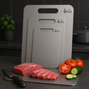 Schneidebretter Edelstahl 3er Set