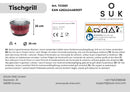 Table Grill Red with Active Ventilation