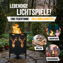 Feuertonne 50cm "Hirsch"
