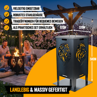 Feuertonne 50cm "Löwe"