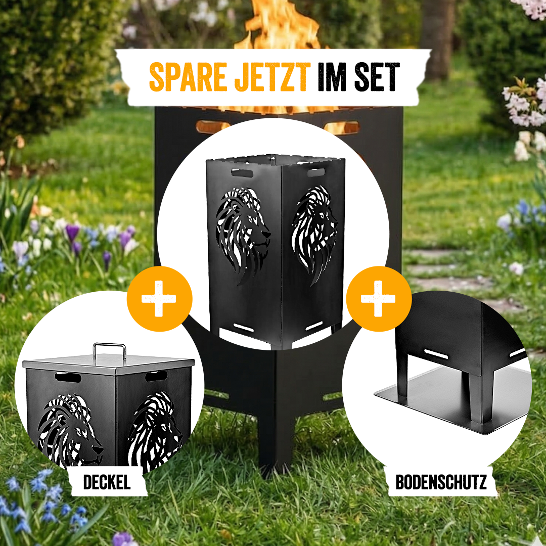 Feuertonne 50cm "Löwe"