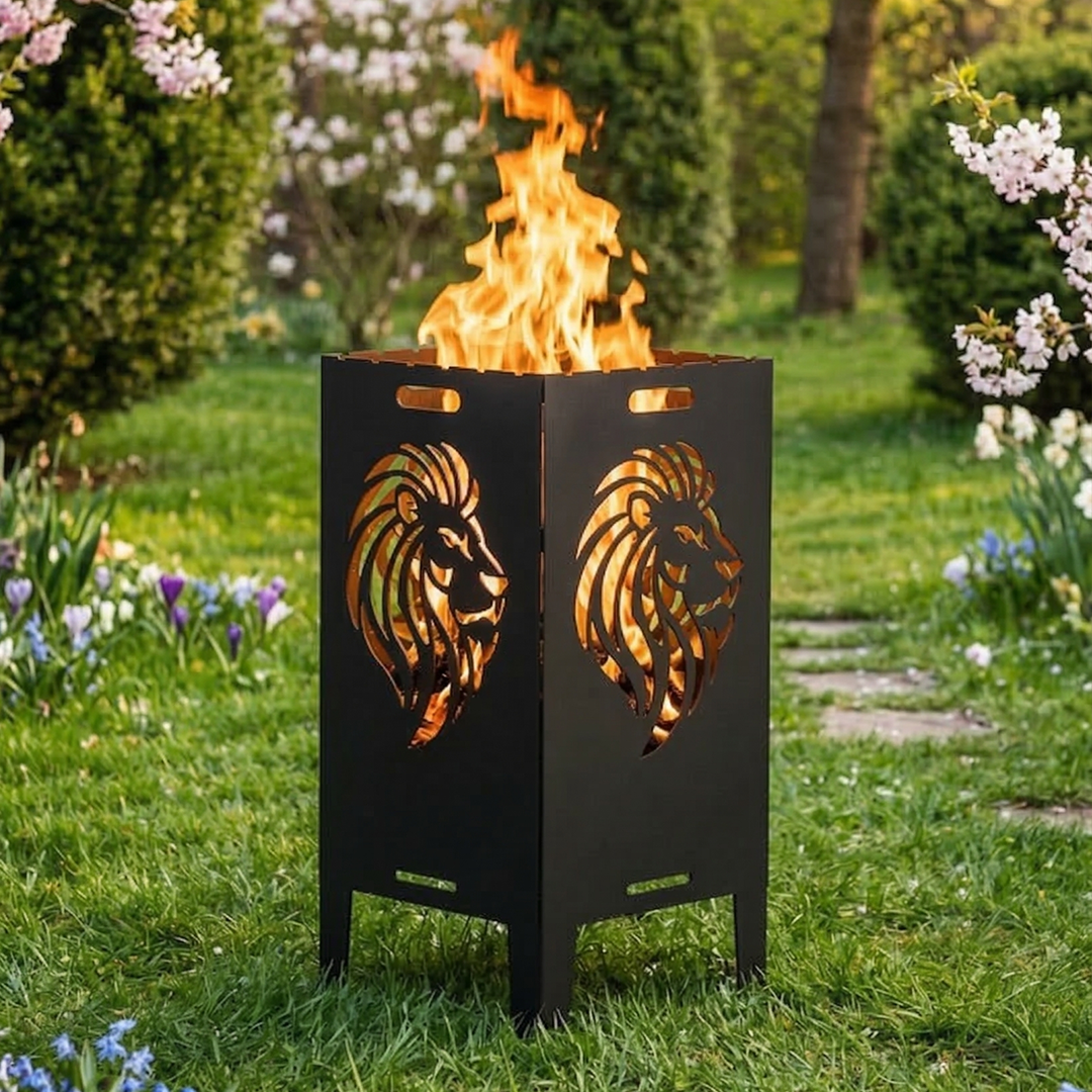 Feuertonne 78cm "Löwe"