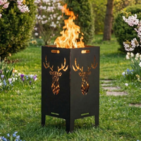 Feuertonne 50cm "Hirsch"