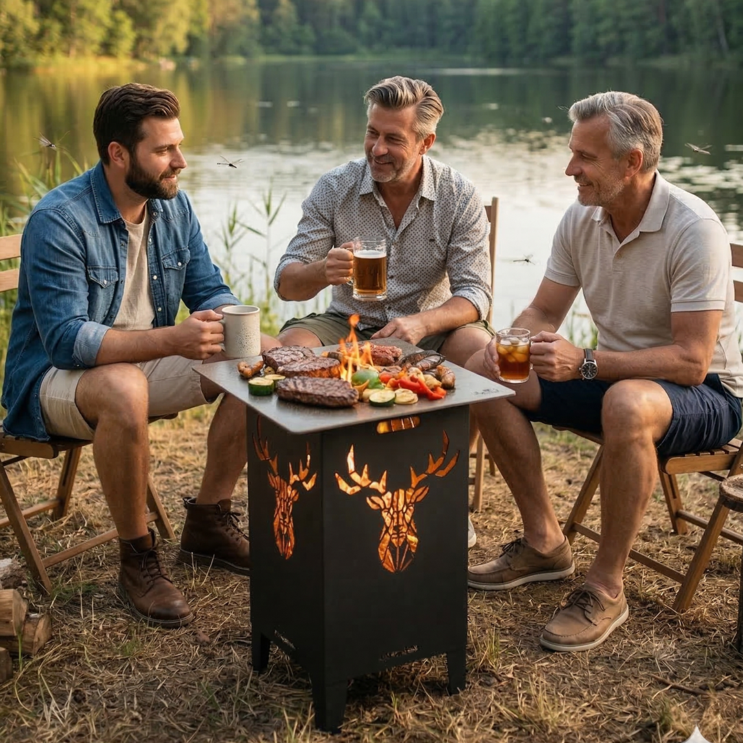 Feuertonne 50cm "Hirsch"