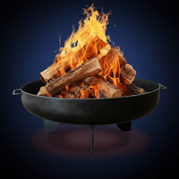 Fire bowl 100 cm with pointed feet -Monaco-