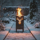 Feuertonne 78cm "Hirsch"